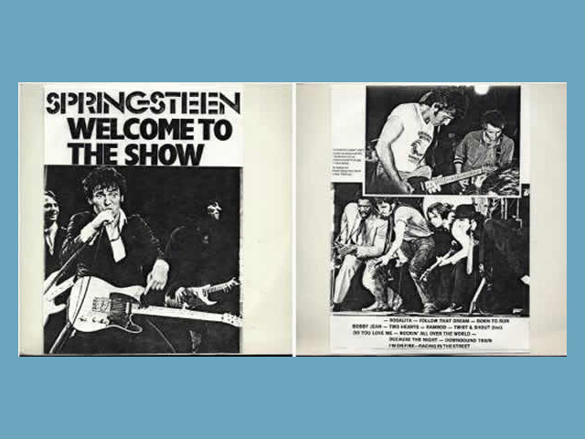 Bruce Springsteen - WELCOME TO THE SHOW